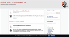 Desktop Screenshot of blog.officemanager.de